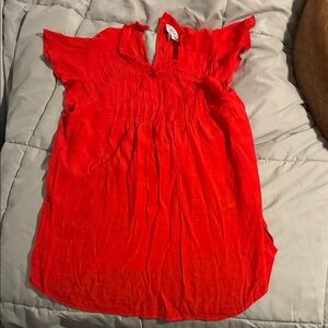 Nanette Lepore Red Blouse